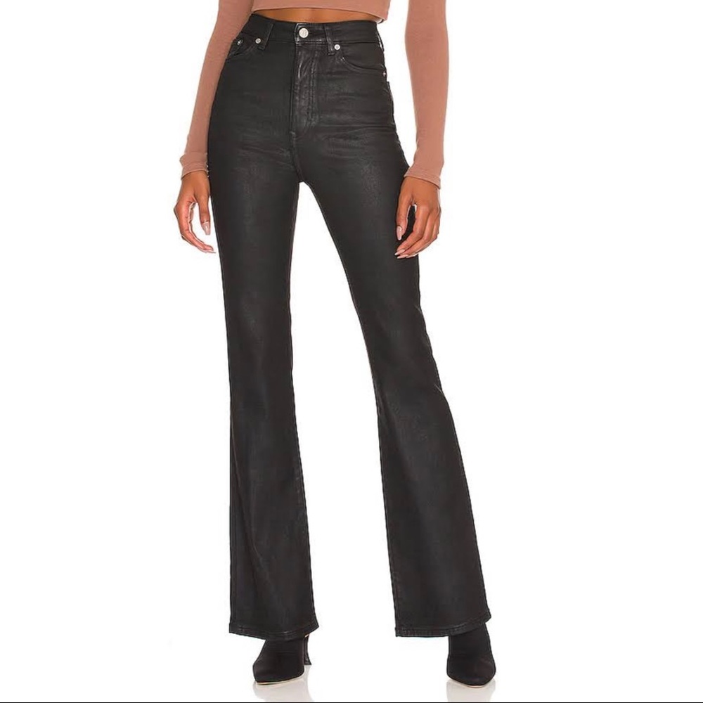 Lovers + Friends Greyson High Rise Boot Cut Jeans NWT in Black